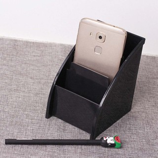 Storage Black Tabletop Makeup TV Remote Control Stationery Pen Box Holder