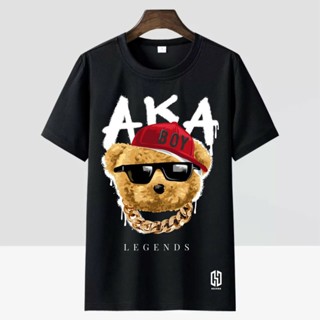 [S-5XL] เสือยืดผู้ชาย - MOTIF BEAR A.K.A LEGENDS ORI สตรีทแวร์ Tshirt Unisex Tops GIFT