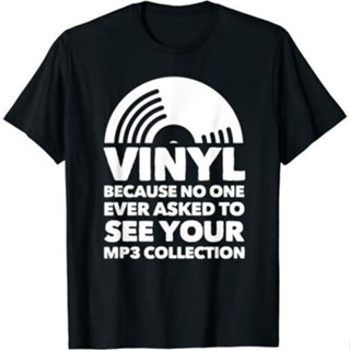 เสื้อยืดแขนสั้นเสื้อยืดไวนิล Lp Record - Vinyl DiscS-5XL