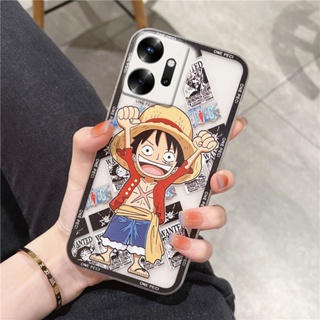 ใหม่ เคสโทรศัพท์มือถือแบบนิ่ม ใส กันรอยเลนส์กล้อง ลายการ์ตูนลูฟี่น่ารัก แฟชั่น สําหรับ INFINIX Zero 20 4G INFINIX ZERO20 4G