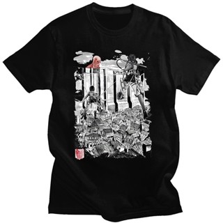 S-5XL เสื้อยืด พิมพ์ลายกราฟฟิค Attack On Titan Kawaii Titans Attack Levi แฟชั่นสําหรับผู้ชาย