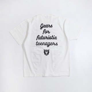 Mu821 พร้อมส่ง เสื้อยืดแขนสั้น ผ้าฝ้าย พิมพ์ลายตัวอักษร HUMAN MADE TEE