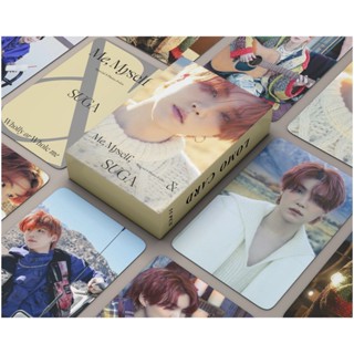 โปสการ์ด SUGA Wholly or Whole Me BT-S SOLO Special Photo Folio Lomo Cards Bangtan Boys Me &amp; Myself Kpop 55 ชิ้น ต่อกล่อง