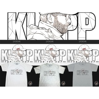 เสื้อยืดลายการ์ตูน ลิเวอร์พูล(Liverpool) LINE ART KLOPP FOR THE KOP