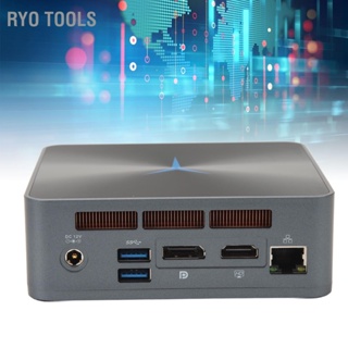 Ryo Tools มินิคอมพิวเตอร์ 4 คอร์ 8 เธรด 3.9GHz 64GB HD Display Mini Desktop PC สำหรับ Intel Core I5 ​​8260U 100‑240V