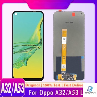 แผงหน้าจอสัมผัสดิจิทัล LCD พร้อมกรอบ สําหรับ OPPO A53 2020 A53s A32 A33