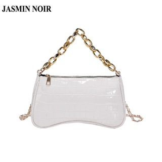 Jasmin NOIR กระเป๋าสะพายไหล่ ลายหนังจระเข้ พร้อมสายสะพาย สําหรับผู้หญิง