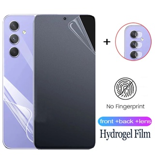 3in1 Frosted Matte Screen Protector + back Hydrogel soft Film + lens protective film For Samsung Galaxy A54 A34 A24 A14 4G 5G