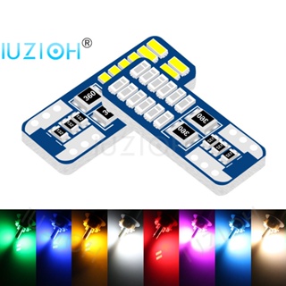 Iuzioh T10 ไฟป้ายทะเบียนรถยนต์ Led 194 168 W5W DC12V T10 สีขาว