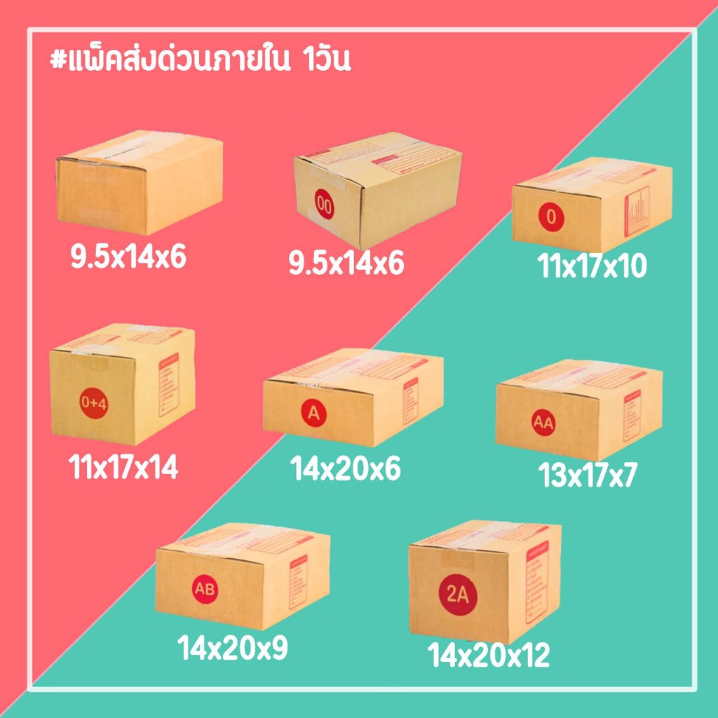 กล่องไปรษณีย์ เบอร์ D (แพ็คละ20ใบ) กล่องพัสดุ กล่องไปรษณีย์ฝาชน ส่งไวทันใจ ส่งด่วน 1-2 วัน