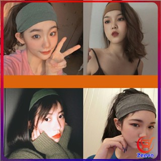 Zeeva ผ้าคาดผม แบบดูดซับเหงื่อ ทรงสปอร์ต  ที่คาดผมแฟชั่น sports hair band