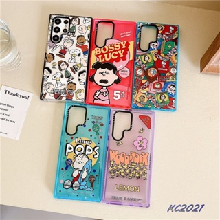 CASETIFY เคสโทรศัพท์มือถือแบบนิ่ม TPU ใส กันกระแทก ลายสนูปปี้ ถั่ว สําหรับ Samsung Galaxy S23 S22 Plus Ultra S21 Plus S21 Ultra S20 Ultra S20+