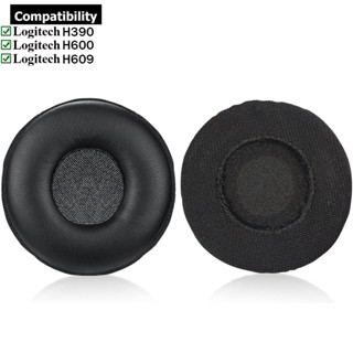 แผ่นฟองน้ําครอบหูฟัง สําหรับ Logitech H390 H600 H609 1 คู่