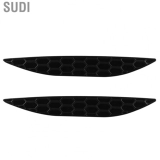 Sudi Glossy Black Reflector  Plug And Play ABS Material Rear Bumper Reflector Gloss Black  for MK7 R R‑Line 2013‑2016