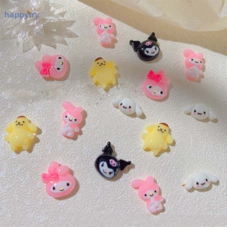 SANRIO กิ๊บติดผมเรซิ่น ลายการ์ตูนน่ารัก 3D สําหรับตกแต่งเล็บ diy