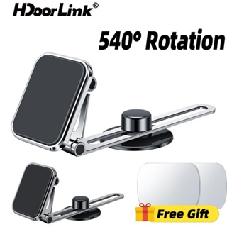 Hdoorlink อุปกรณ์เมาท์ขาตั้งแม่เหล็ก หมุนได้ 360 องศา ปรับได้ สําหรับวางโทรศัพท์มือถือ แล็ปท็อป Tesla Model 3 Y X