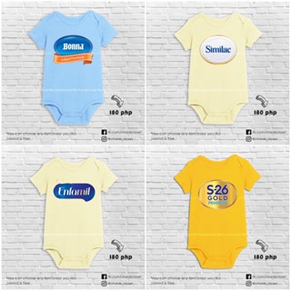 แบรนด์นมเด็กทารก แบบกําหนดเอง สําหรับ Onesie (Bonna, Similac, Enfamil, S26) VQ1K