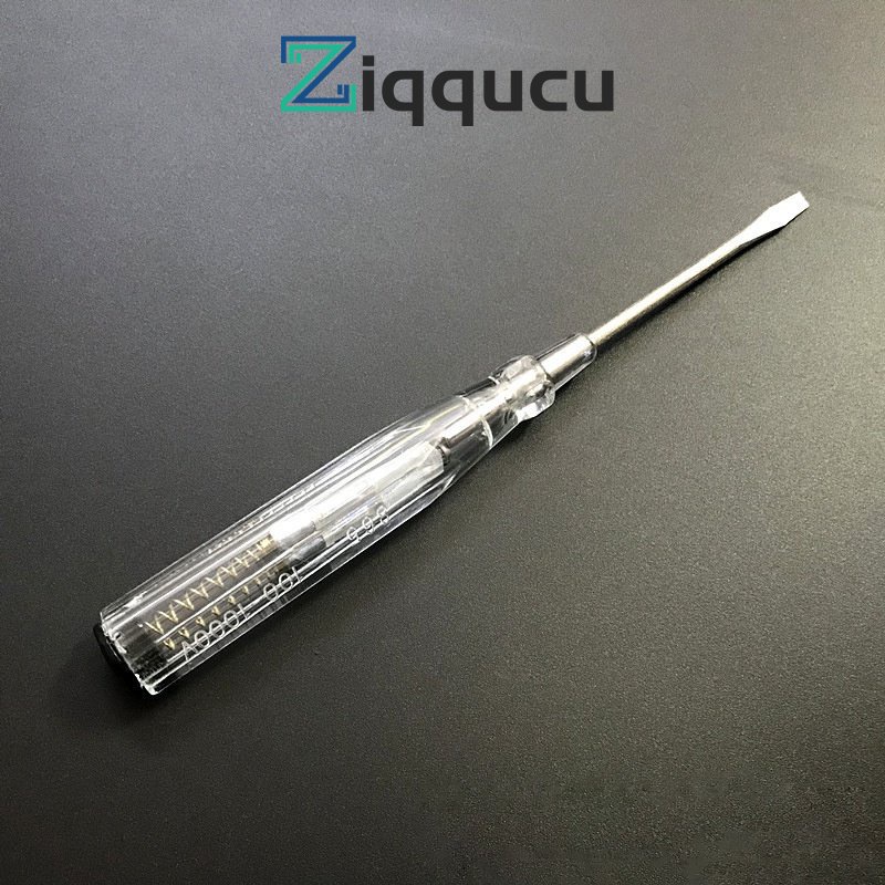 Ziqqucu ปากกาทดสอบไฟฟ้า ไขควงใส สําหรับบ้าน และห้องนั่งเล่น
