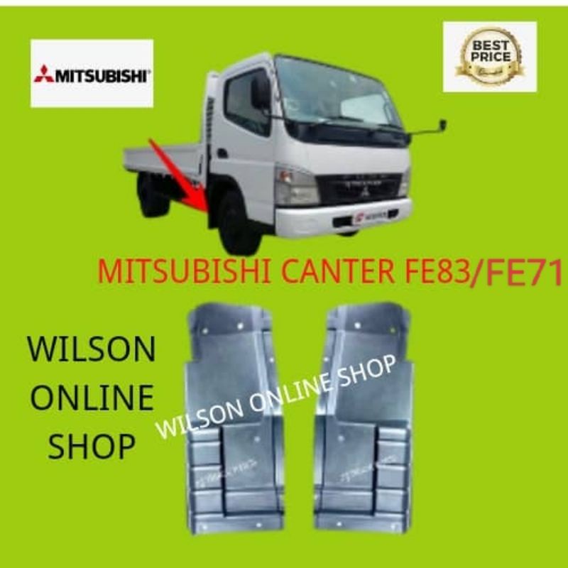 Mitsubishi Canter Fuso FE83 FE84 FE85 FE71 FE73 แผงบังโคลนด้านข้างด้านหน้า
