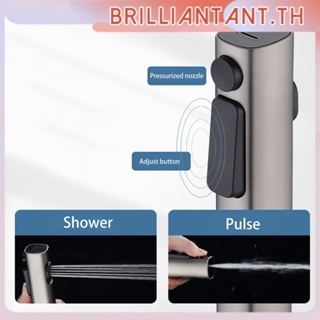 ห้องน้ำ Flusher 2โหมด Bidet Spray ชุดห้องน้ำ Bidet ท่อผู้ถือฝักบัวแบบพกพา Universal Abs อุปกรณ์ห้องน้ำ Bri