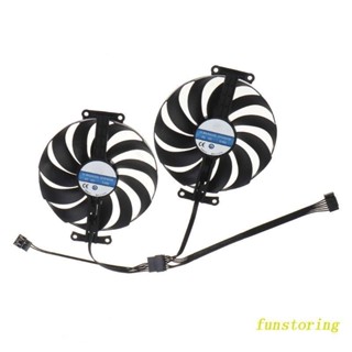 FUN 2Pcs 95mm/3.74in CF1010U12S 7Pin 12V 0.5A VGA Fan Graphics Card Cooling Fan for ASUS RTX 3060 3060ti 3070 DUAL V2 OC