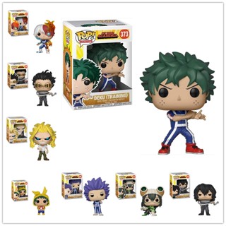 Funko POP! ฟิกเกอร์แอนิเมชั่น My Hero Academia Deku Tsuyu All Might Shota Aizawa Todoroki Katsuki Bakugo Kurogiri Dabi Tenya Himiko Toga Kirishima สําหรับตกแต่งบ้าน