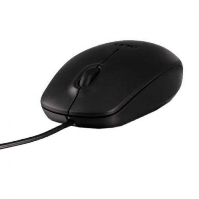 Dell MS111 เมาส์ออปติคอลเล่นเกม USB 3 ปุ่มกด สําหรับสํานักงาน