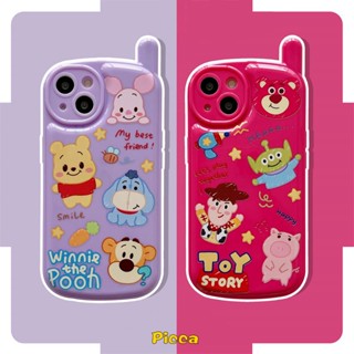 เคสโทรศัพท์มือถือ แบบนิ่ม ลายการ์ตูน Toy Story Winne The Pooh สําหรับ iPhone 14 11 13 12 Pro MAX 7 8 Plus XR X XS MAX