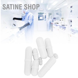 Satine Shop แท่งแม่เหล็ก Ptfe ทรงกระบอก สําหรับผสมอาหาร 8 ชิ้น