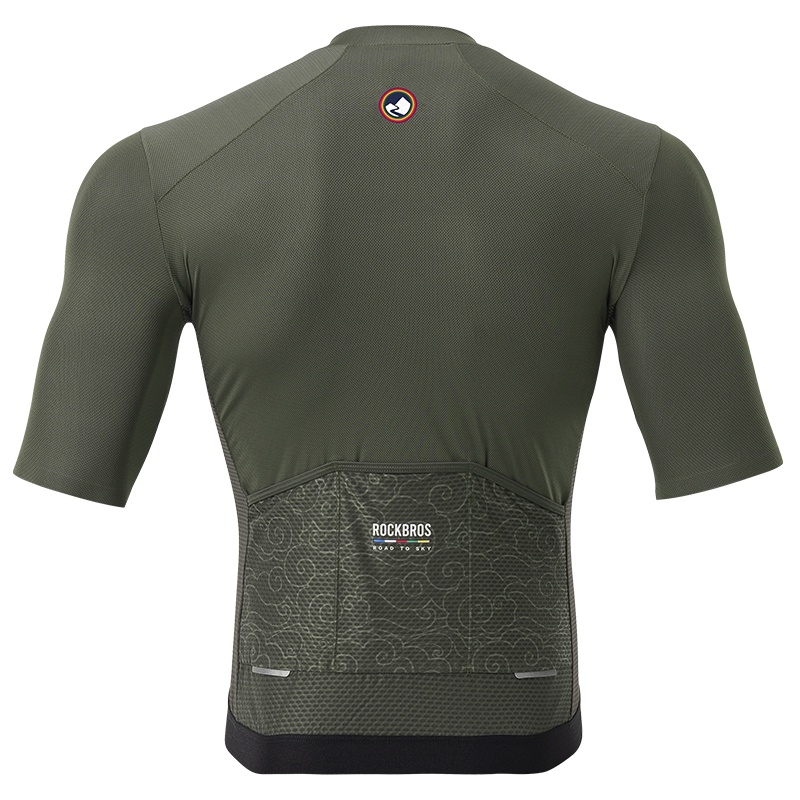 【ROAD To SKY】ROCKBROS เสื้อปั่นจักรยาน แขนสั้น แห้งเร็ว ระบายอากาศ สบาย ซับเหงื่อ สําหรับผู้ชาย — صورة 5