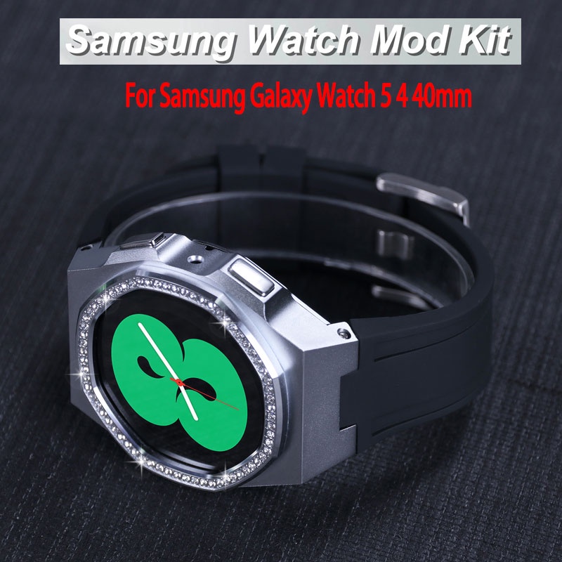 สายนาฬิกา galaxy watch 5 40มม modification kit 2in1 เคส สายนาฬิกา สําหรับ Samsung Galaxy Watch 5 4 40มม สมาร์ทวอทช์