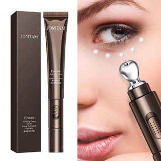  JOMTAM Golden Caviar Electric Eye Cream Microwave Frequency Round Massage Head Reduces Periorbital dark circles Eye Wave Purifying Cream/20g