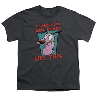 [S-5XL]เสื้อยืด ลาย Courage the Cowardly Dog Not Gonna Lie สําหรับเด็ก