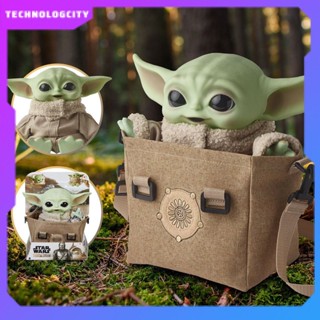 ตุ๊กตาฟิกเกอร์ Star Wars yoda Baby Grogu pvc ขนาด 28 ซม. ของเล่นสําหรับเด็ก