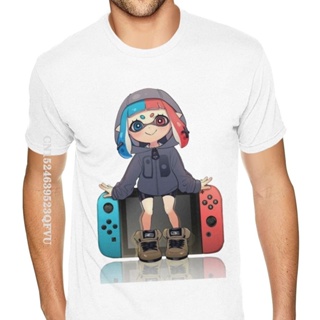 [S-5XL] ใหม่ เสื้อยืดลําลอง แขนสั้น คอกลม พิมพ์ลาย PlSplatoon 2 Chaos Game Switch สําหรับผู้ชาย DIY