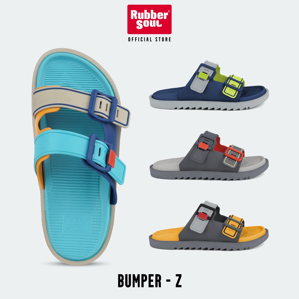 🔹ขายด่ว☀️Rubber Soul รองเท้าแตะแบบสวม รุ่น BUMPER-Z