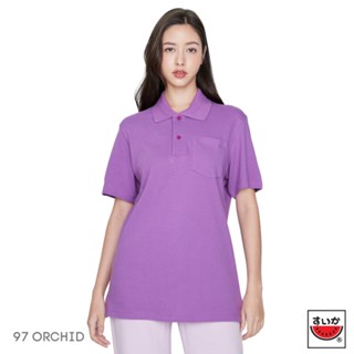 แตงโม (SUIKA) - เสื้อแตงโมคอปก POLO ชาย-หญิง (97 ORCHID)