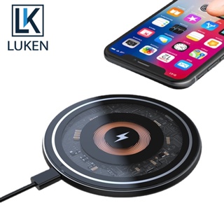 Luken แท่นชาร์จไร้สาย 15W ชาร์จเร็ว สําหรับ iP14 13 12 11 X Pro Max Xr Samsung Xiaomi