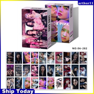 โปสการ์ด อัลบั้มรูปโลโม่ Arthur Kpop LISA JISOO JENNIE ROSE BLACKPINK