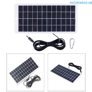 WU USB Solar Panel 10W 12V Polysilicon Solar Panel Charger for Outdoor Lamp Pump