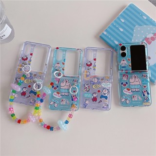 เคสโทรศัพท์มือถือ แบบแข็ง ป้องกันกระแทก แบบฝาพับ สีโปร่งใส สําหรับ Oppo Find N2