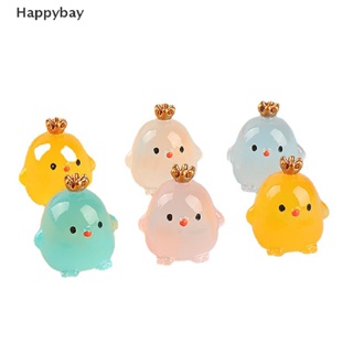 &lt;Happybay&gt; มงกุฎ ไก่ ไมโครภูมิทัศน์ ฉ่ํา ตกแต่ง DIY สร้างสรรค์ เรืองแสง ลดราคา