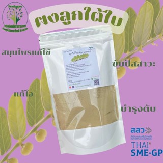 ลูกใต้ใบผง 100% ขนาดบรรจุ 100 กรัม ไม่ผสมสารเจือปนใดๆ ทั้งสิ้น พร้อมส่ง++