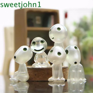 Sweetjohn ตุ๊กตาเอลฟ์ เรืองแสงในที่มืด สําหรับตกแต่งสวน 5 ชิ้น