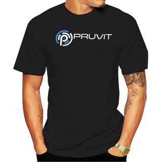 เสื้อยืดแขนสั้นเสื้อยืดลําลอง ผ้าฝ้าย แขนสั้น คอกลม พิมพ์ลายการ์ตูน Pruvit สําหรับผู้ชายS-5XL