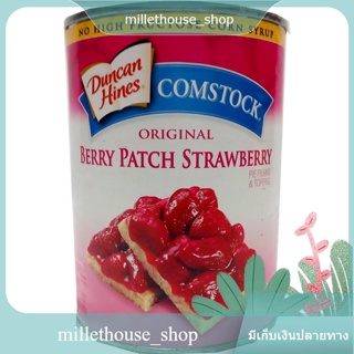 Comstock Strawberry Pie Filling 21 Oz/พายสตอเบอร์รี่ Comstock 21 ออนซ์