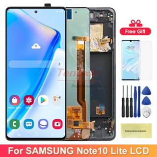 อะไหล่หน้าจอสัมผัสดิจิทัล Lcd 6.7 นิ้ว สําหรับ Samsung Galaxy Note 10 Lite N770 N770F