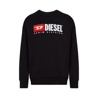 เสื้อกันหนาว ผ้าฝ้าย พิมพ์ลายโลโก้ Diesels หลากสี สําหรับผู้ชาย