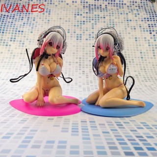 Ivanes ของเล่นโมเดลฟิกเกอร์ Sonico Anime Figure Doll Sonic Bikini Sonico หลากสี 13 ซม. สําหรับเด็ก