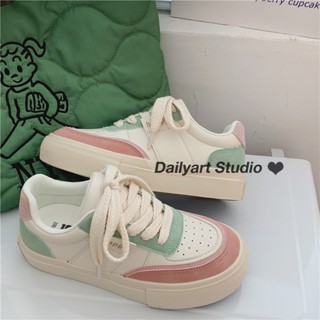 Dailyart รองเท้าผ้าใบผู้หญิง รองเท้าผ้าใบ ทรงสวย ใส่สบาย 2023 ใหม่ MAR0702